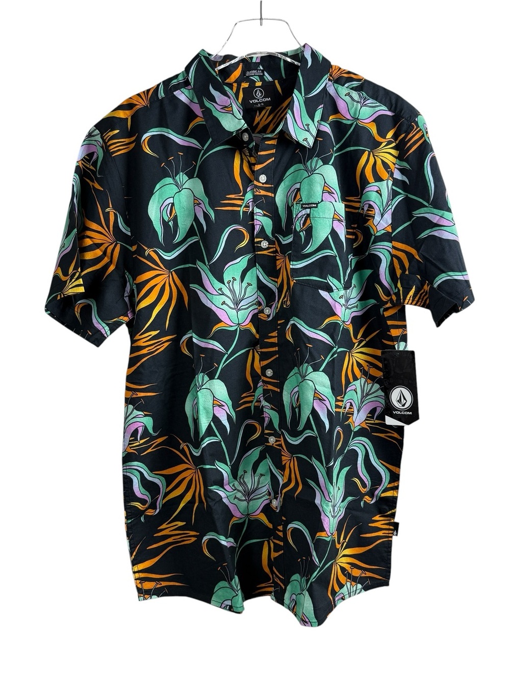 Volcom Brainmelter Classic Fit Button Up Shirt Men’s Size XL NWT MSRP $58